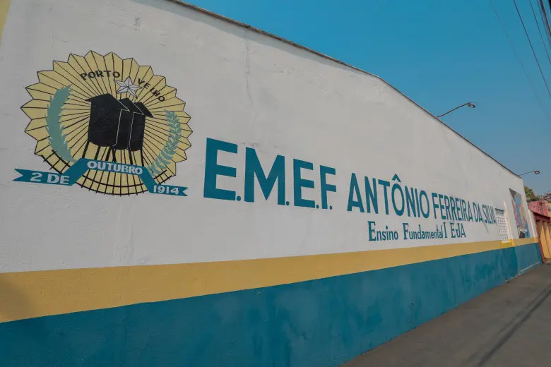 PMPV - Escola Municipal Antônio Ferreira da Silva é referência n...