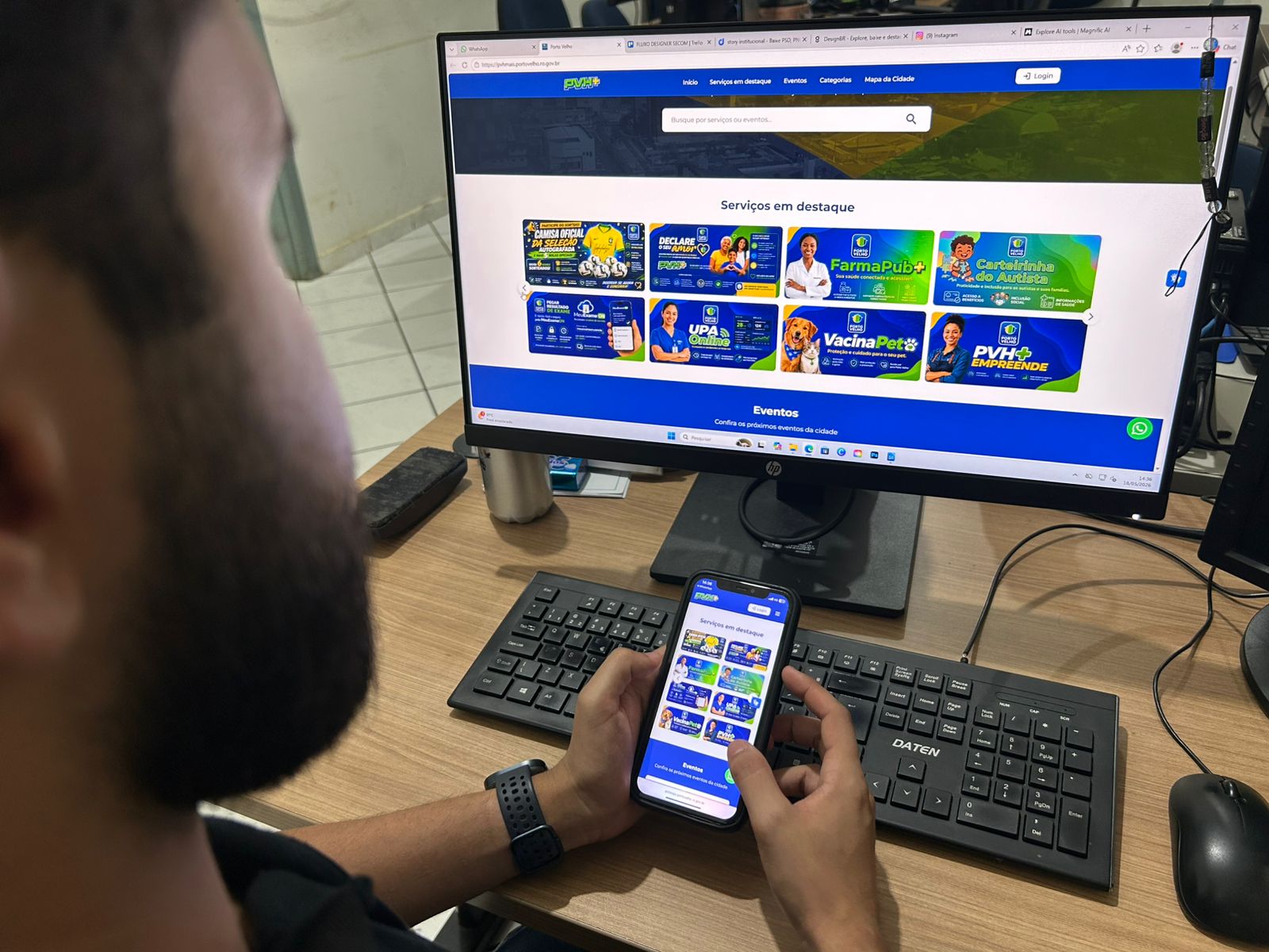 TECNOLOGIA - Prefeitura de Porto Velho amplia acesso aos serviços municipais com a plataforma PVH+