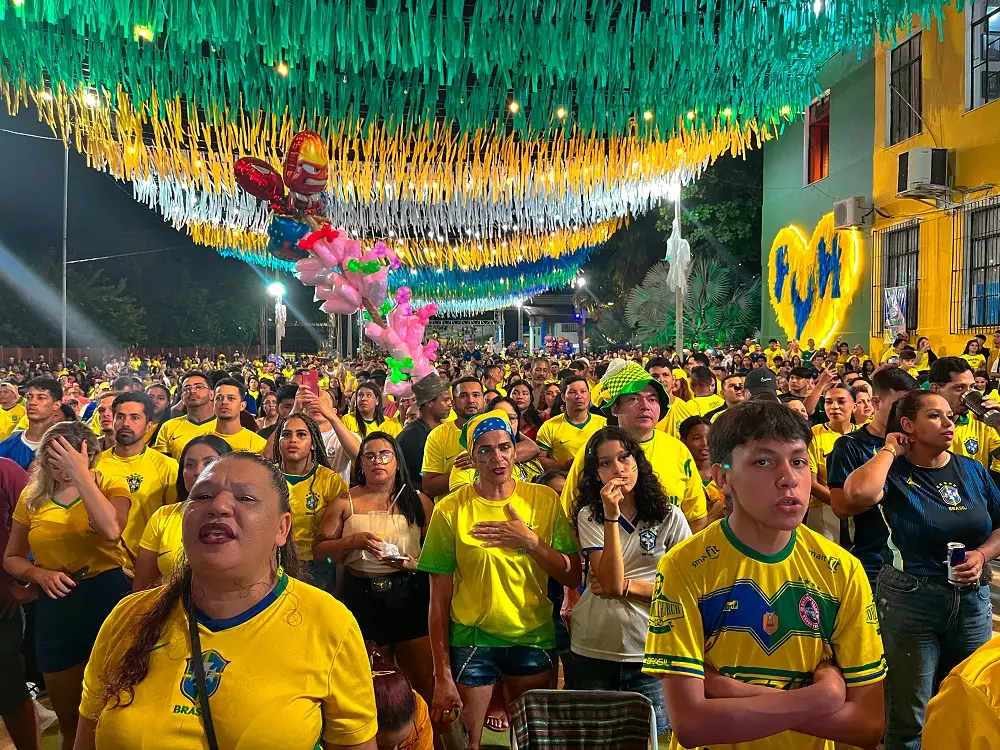 BRASIL X HAITI -  Rua do Hexa reúne milhares de torcedores para acompanhar jogo da Seleção Brasileira