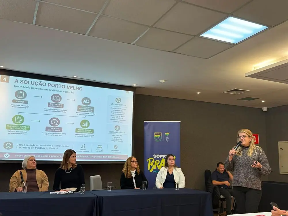 INCLUSÃO - Prefeitura de Porto Velho leva experiências de inclusão e empregabilidade a encontro nacional de gestores da pessoa com deficiência 