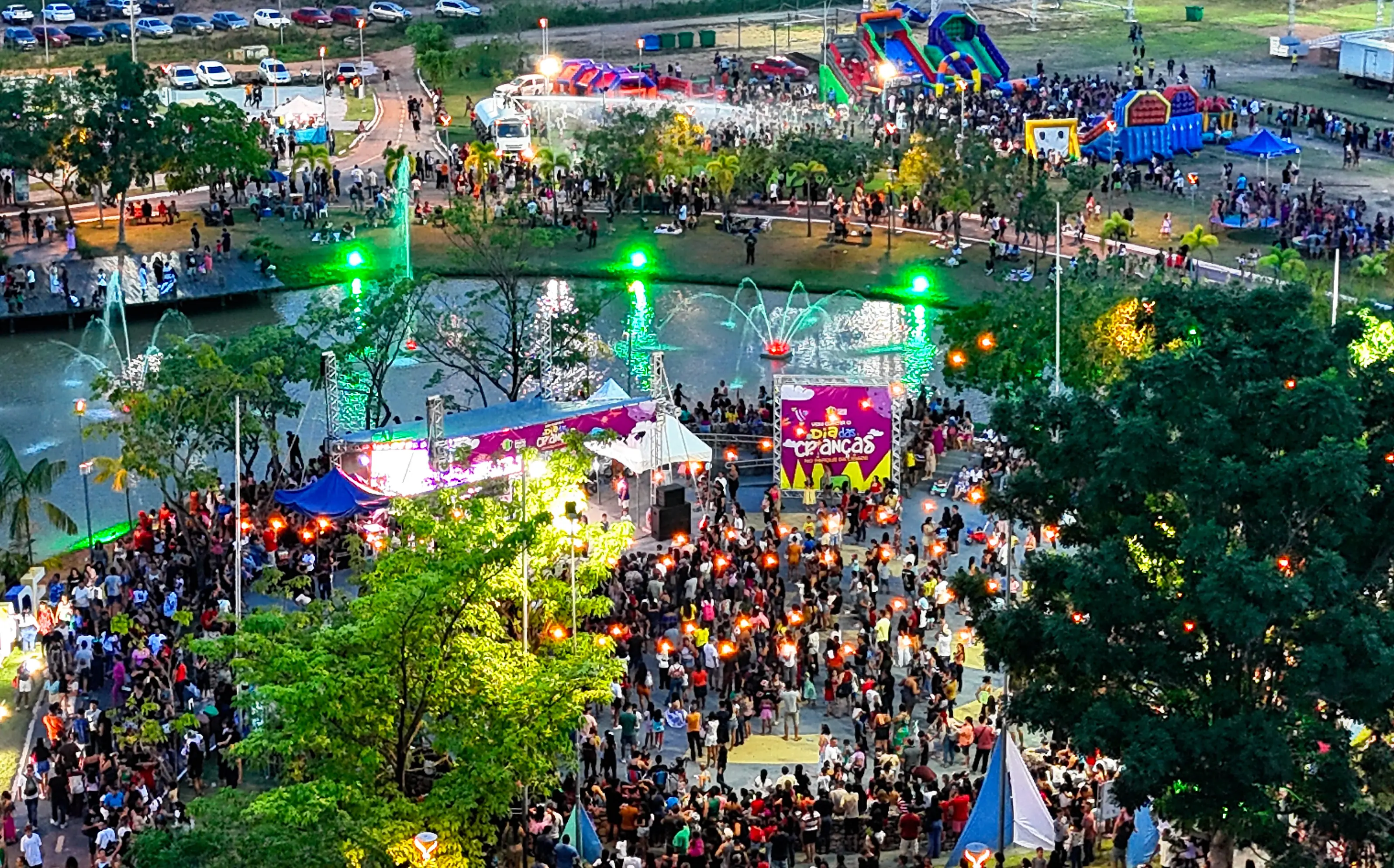 Dia das Crianças reuniu cerca de 40 mil pessoas no Parque da Cidade 