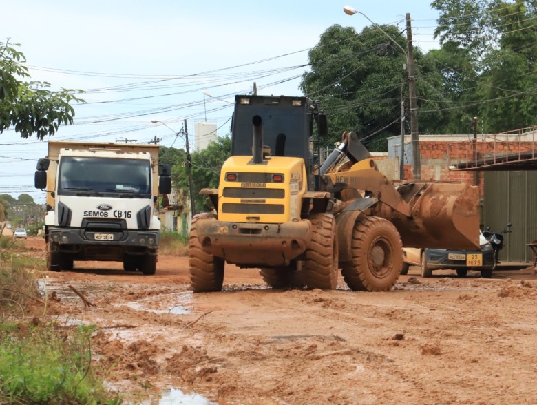 Prefeitura realiza obras em 37 ruas de Porto Velho