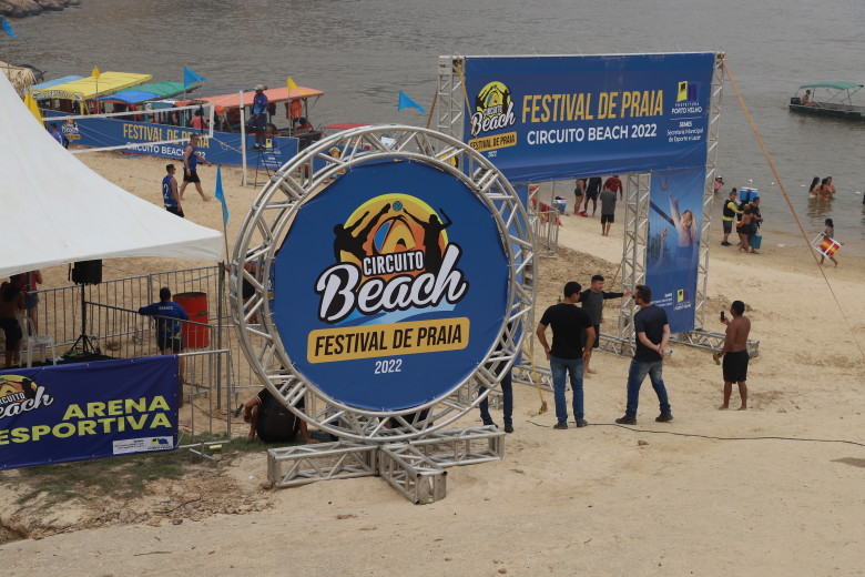 Estrutura será montada para garantir mais conforto aos visitantes do Circuito Beach 2022