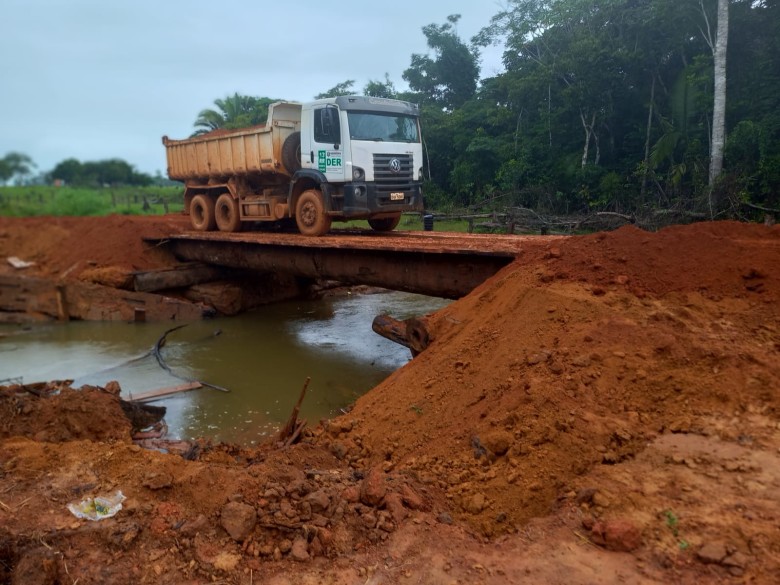 Parceria entre Prefeitura de Porto Velho e Estado garante ponte no distrito de Rio Pardo