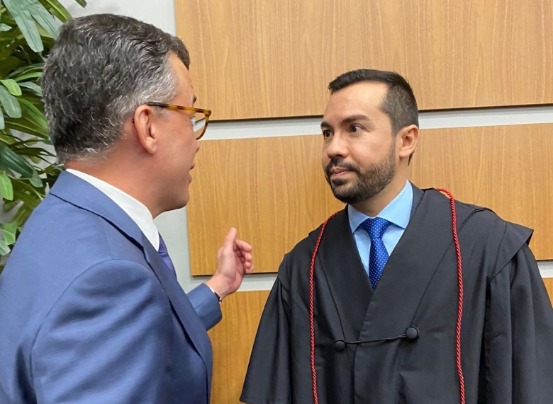 Secretário-geral de Governo prestigia solenidade de posse do procurador do Ministério Público de Contas