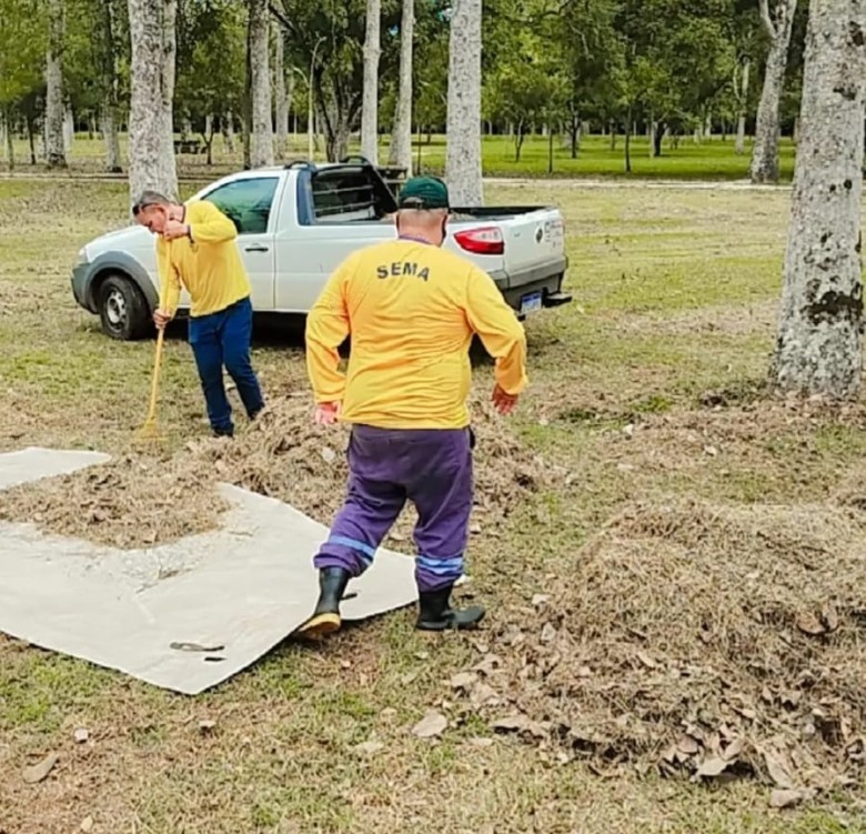 Mutirão de limpeza em parques de Porto Velho ganha reforço com a contratação de voluntários