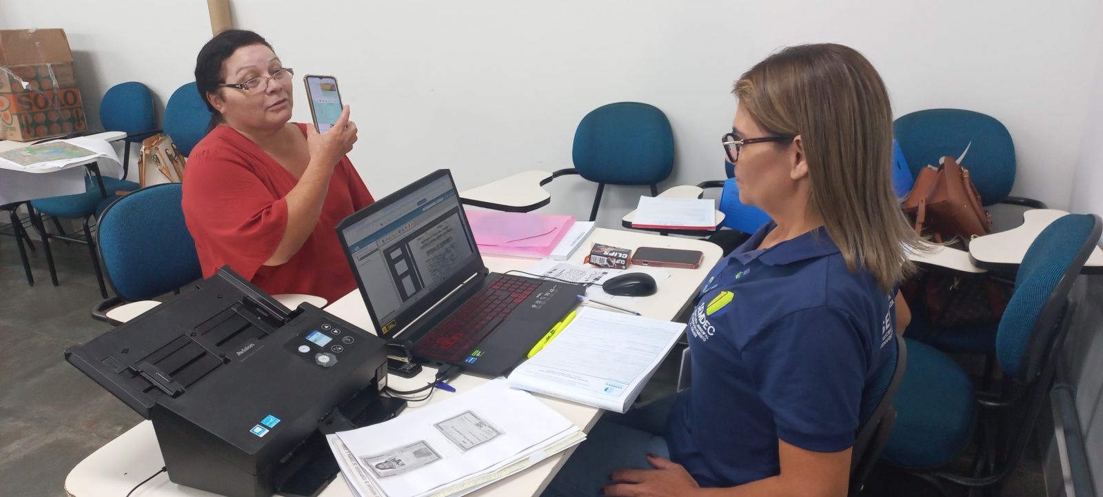 Ação conta com equipe técnica especializada para orientação
