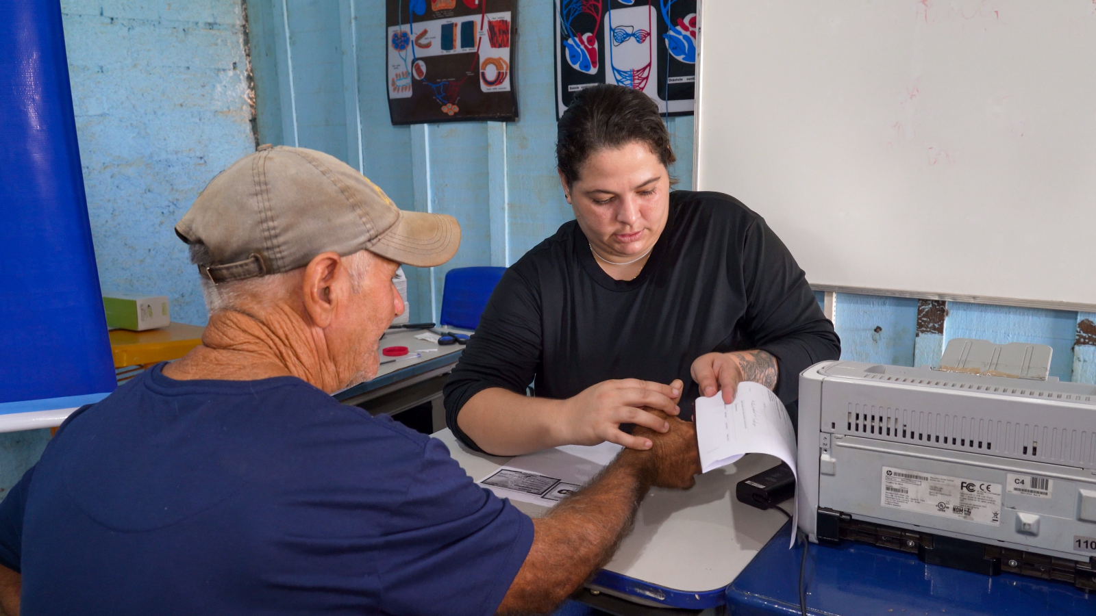 Além dos serviços sociais, a ação também ofereceu atendimentos de saúde e bem-estar