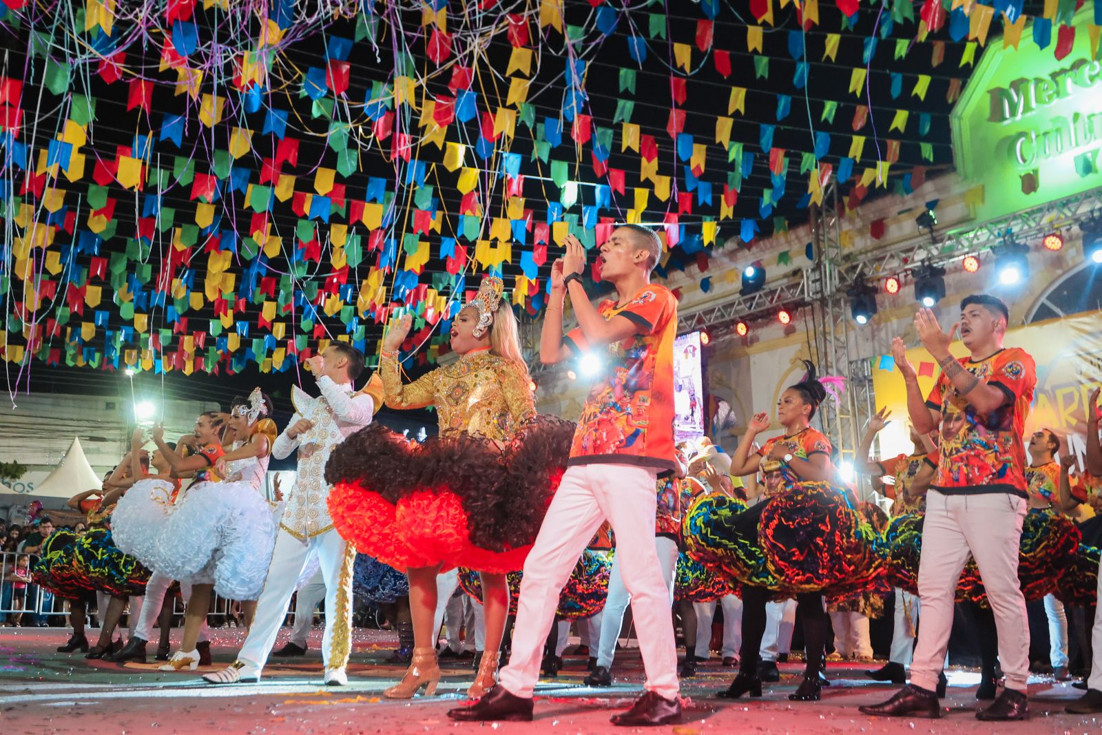 O arraial do Mercado Cultural deu abertura ao período de festas juninas