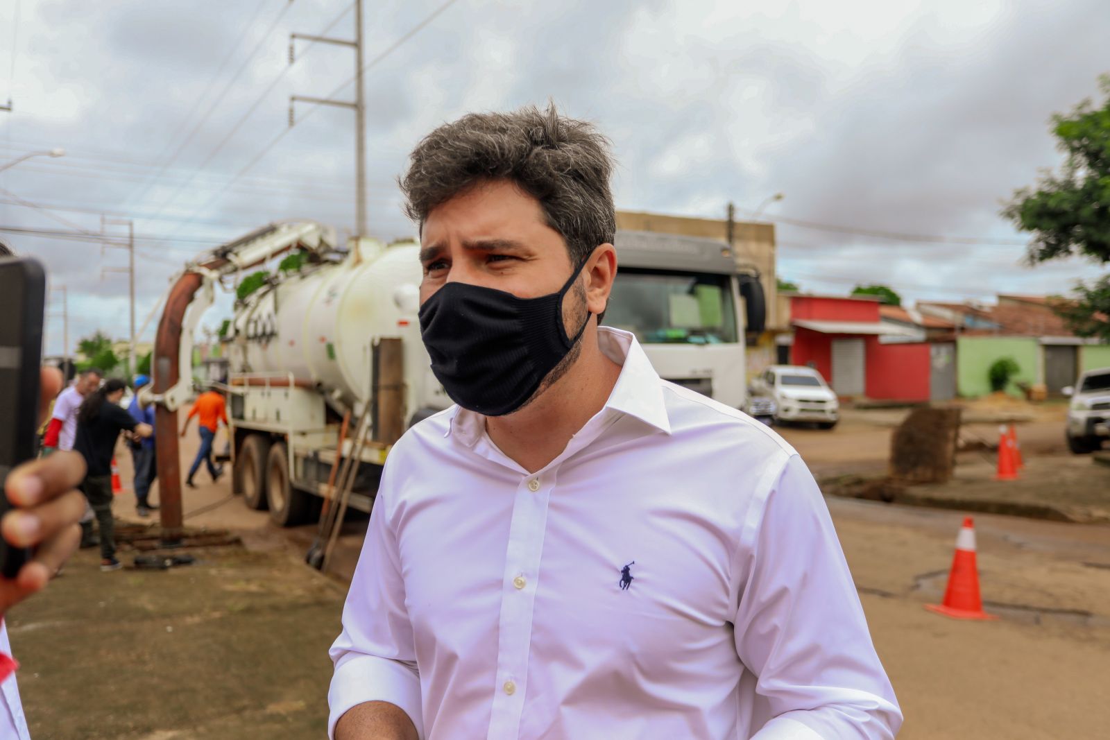 Prefeito em exercício, Maurício Carvalho, visitou andamento dos trabalhos 
