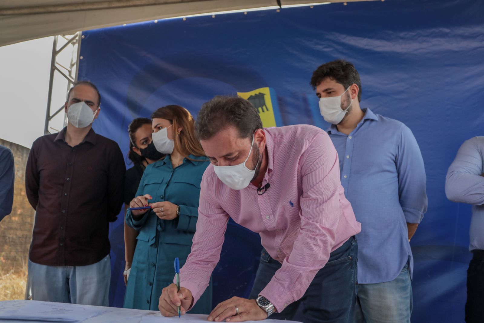 Ordem de Serviço para as obras foi assinada pelo prefeito Hildon Chaves