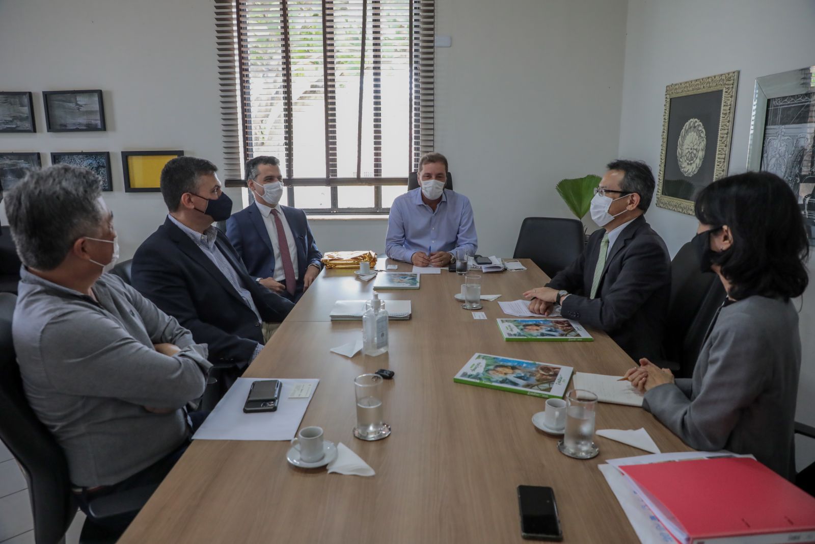 Encontro foi no Prédio do Relógio, sede administrativa da Prefeitura