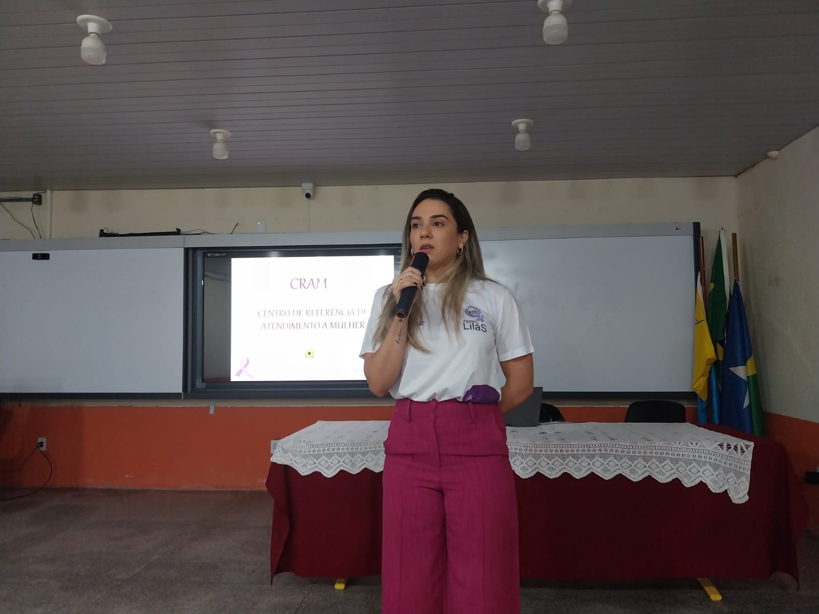 Palestra diálogo foi ministrada pela psicóloga Michelle Domingues