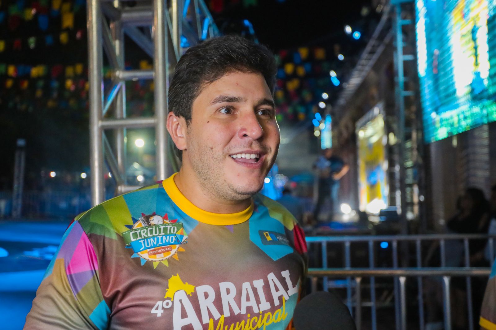 Maurício Carvalho destacou o momento de alegria com o retorno da festividade