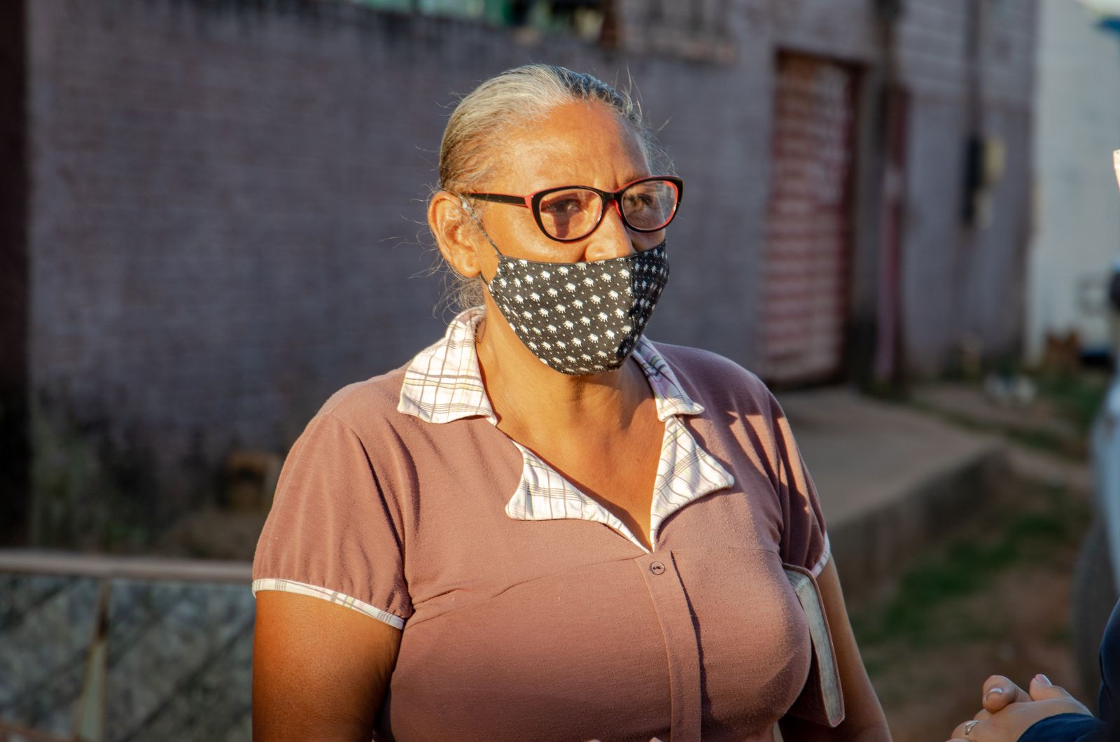 Francisca Helena da Silva, moradora do Costa e Silva