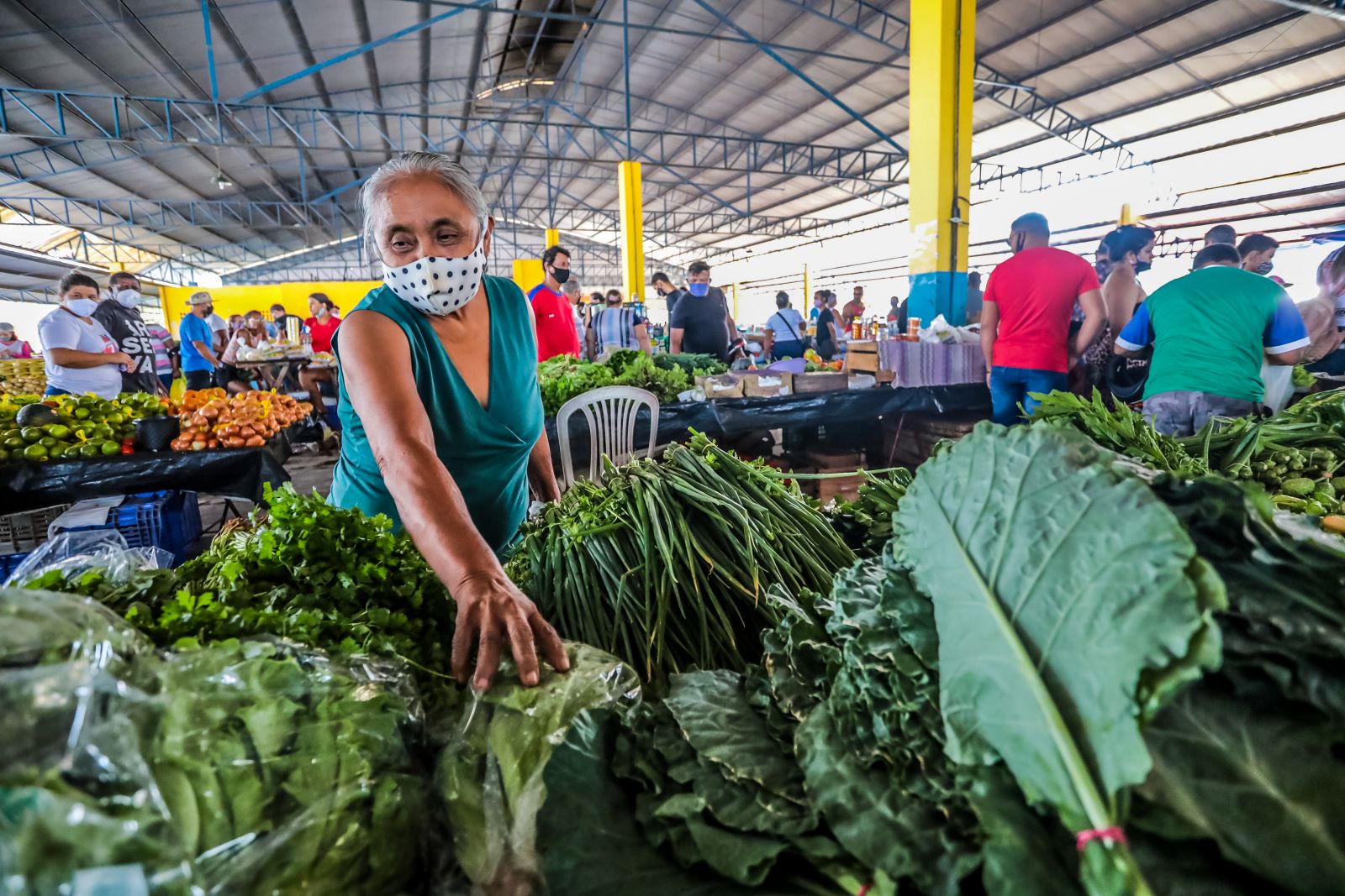 Dos pequenos agricultores vêm uma parte significativa da economia do município