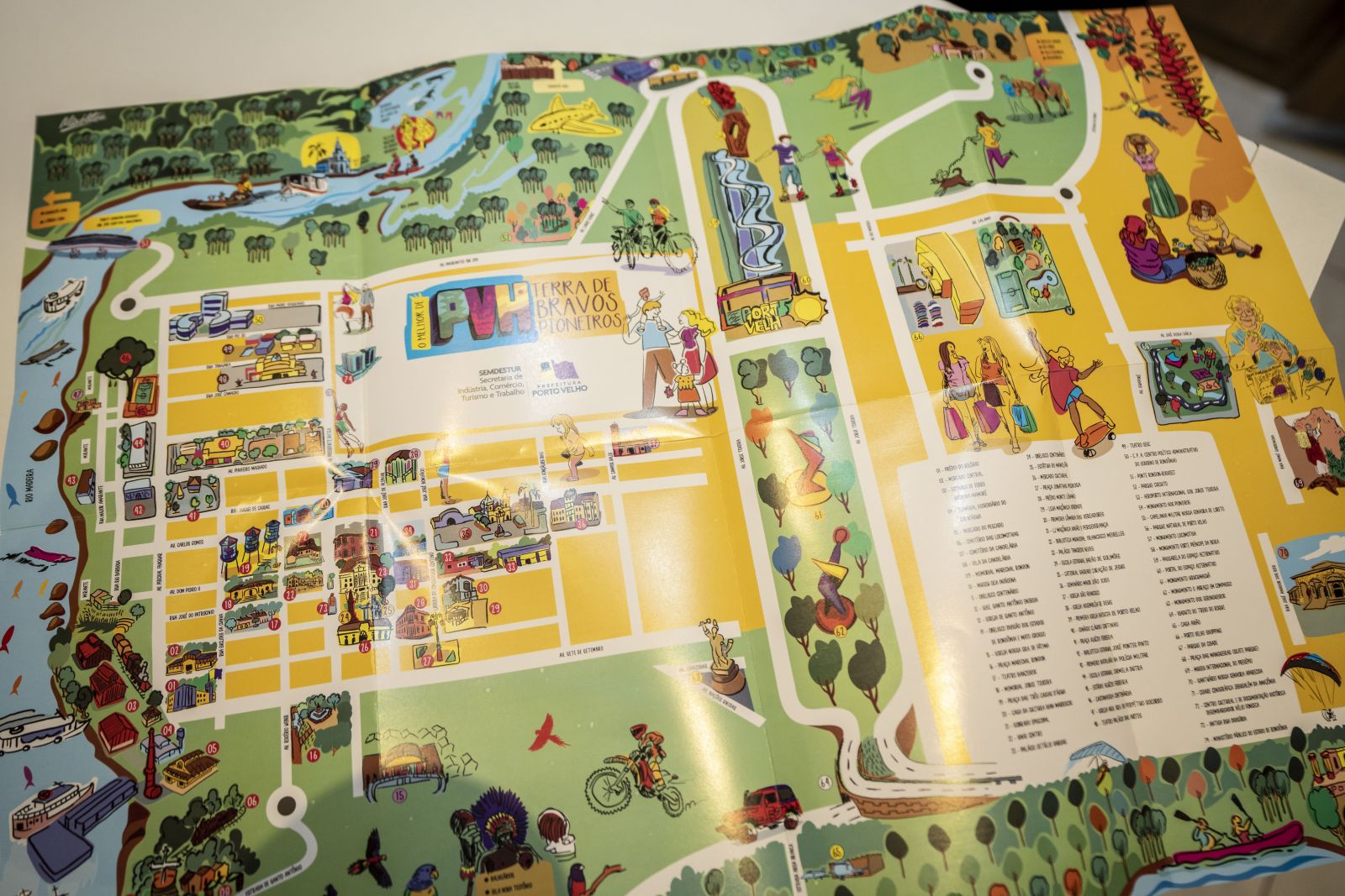 A campanha catalogou mais de 70 pontos turísticos em 17 circuitos e quatro rotas