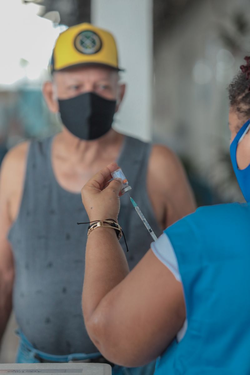 Nesta nova etapa, idosos acima de 75 anos serão vacinados