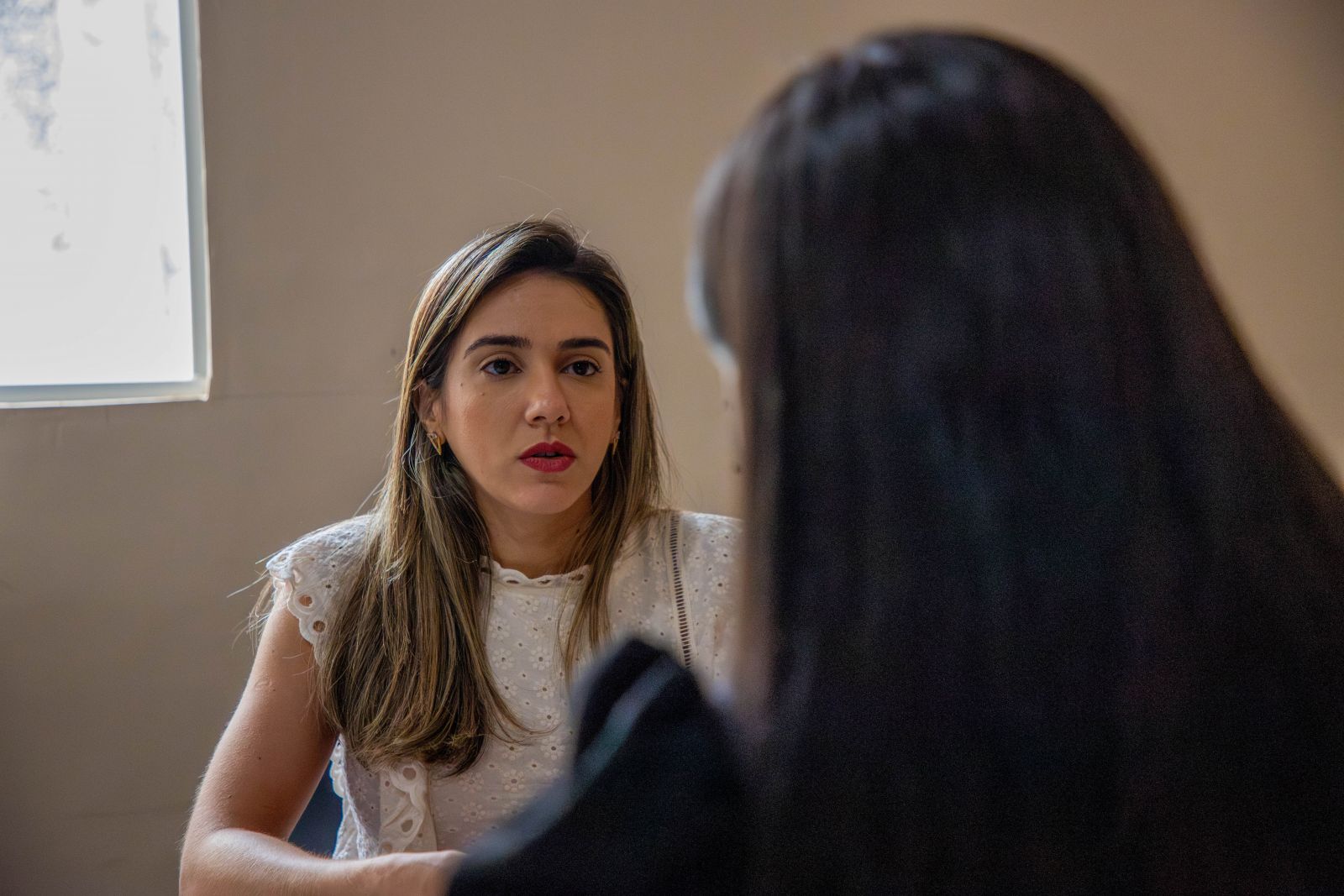 A psicóloga do serviço, Michelle Domingues