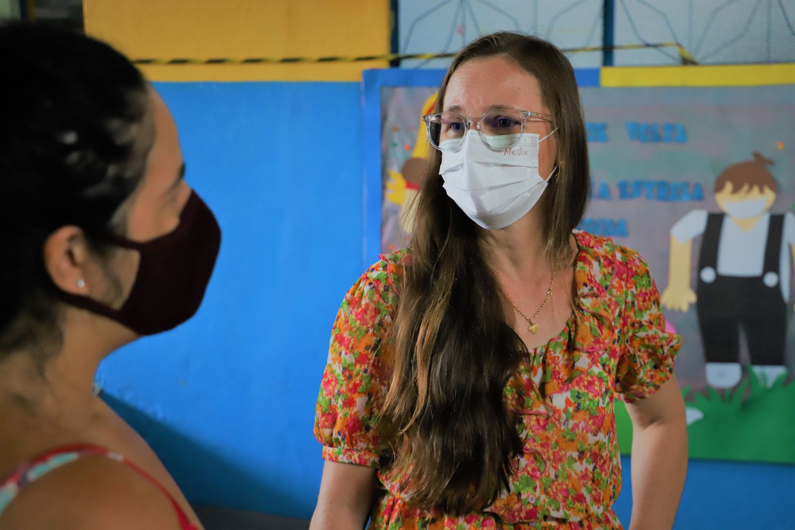 Cristina Godoy, diretora da Escola Municipal Saul Bennesby