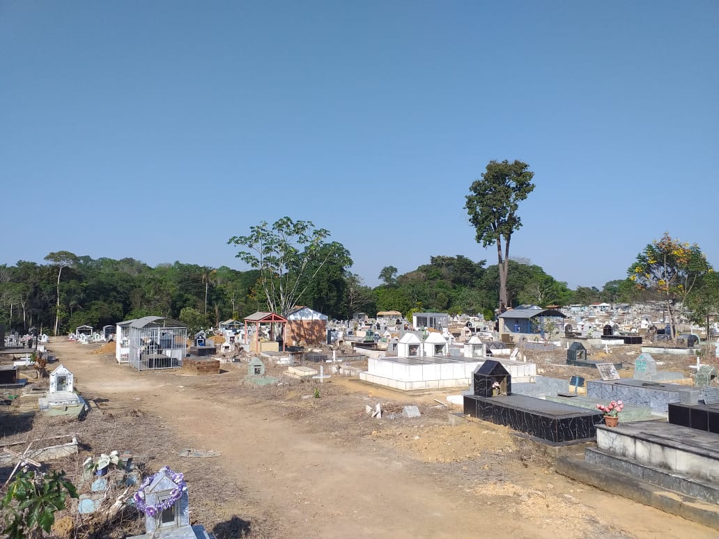 Com casos de Covid-19, cemitério Santo Antônio atingiu a capacidade máxima