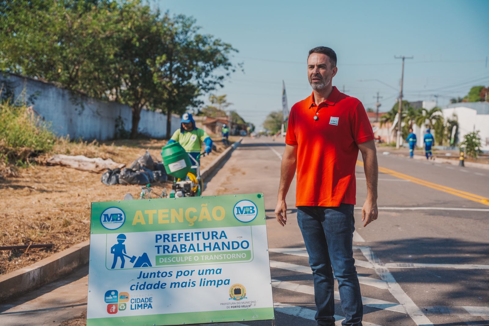 Para o prefeito, a zeladoria da cidade é um ato que demonstra respeito e atenção à população