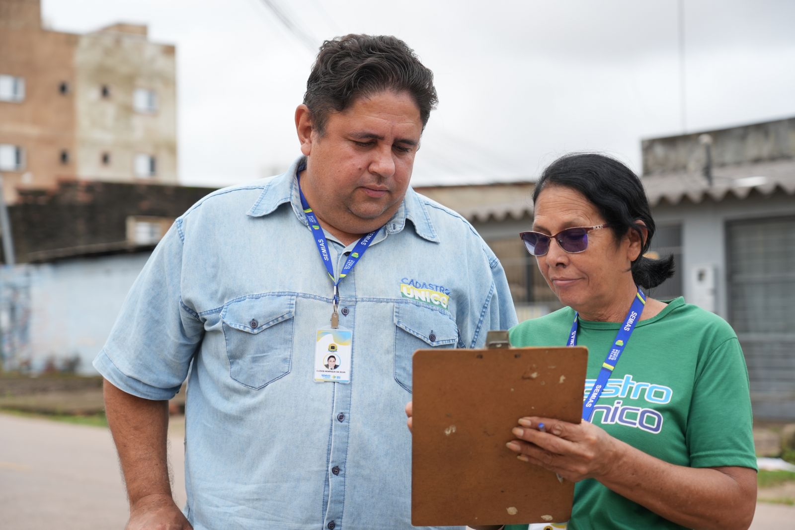 Após a visita, os dados coletados são inseridos e conferidos no sistema federal