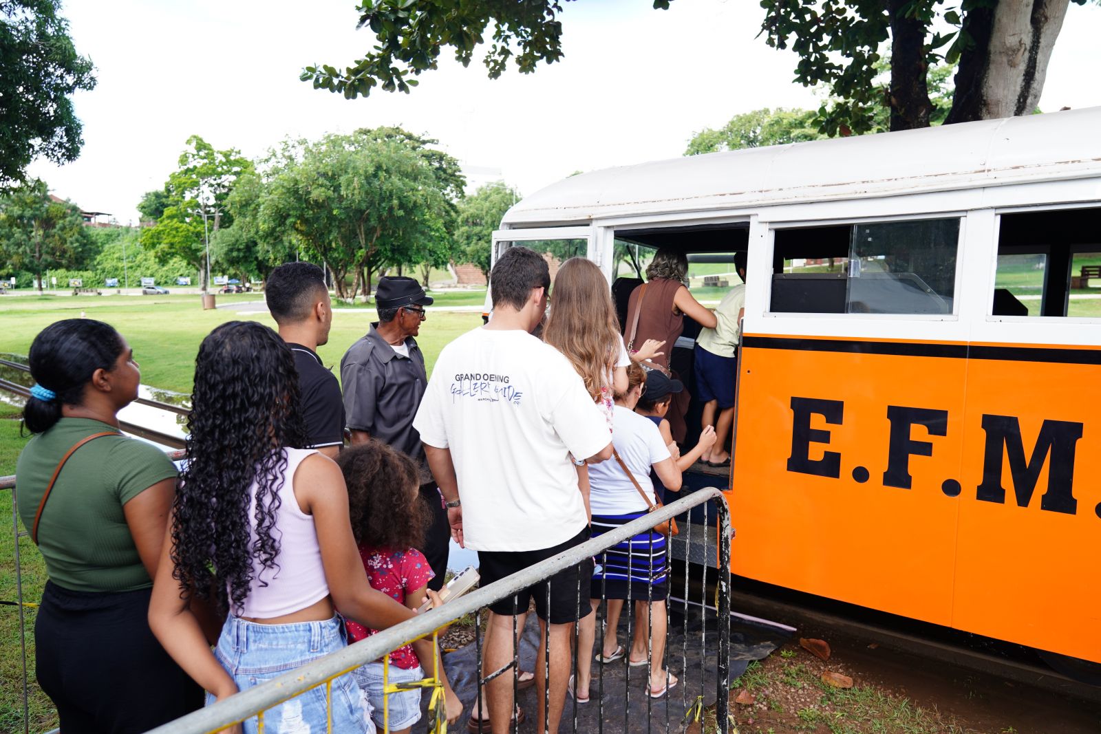 Ação proporcionou à população contato direto com a história da Estrada de Ferro Madeira-Mamoré 