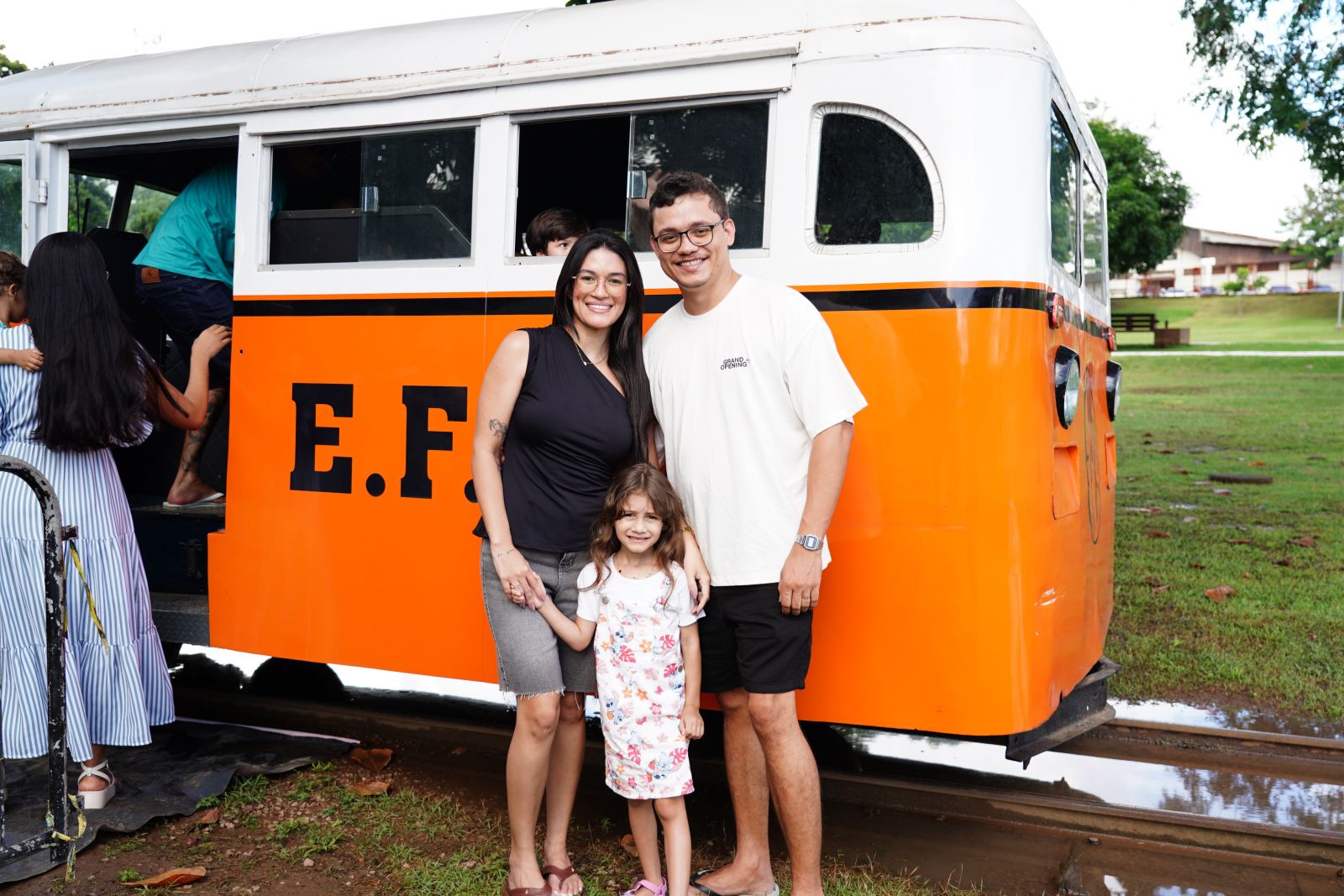 Assis Braga, participou com a família e ressaltou a importância do contato com a história local