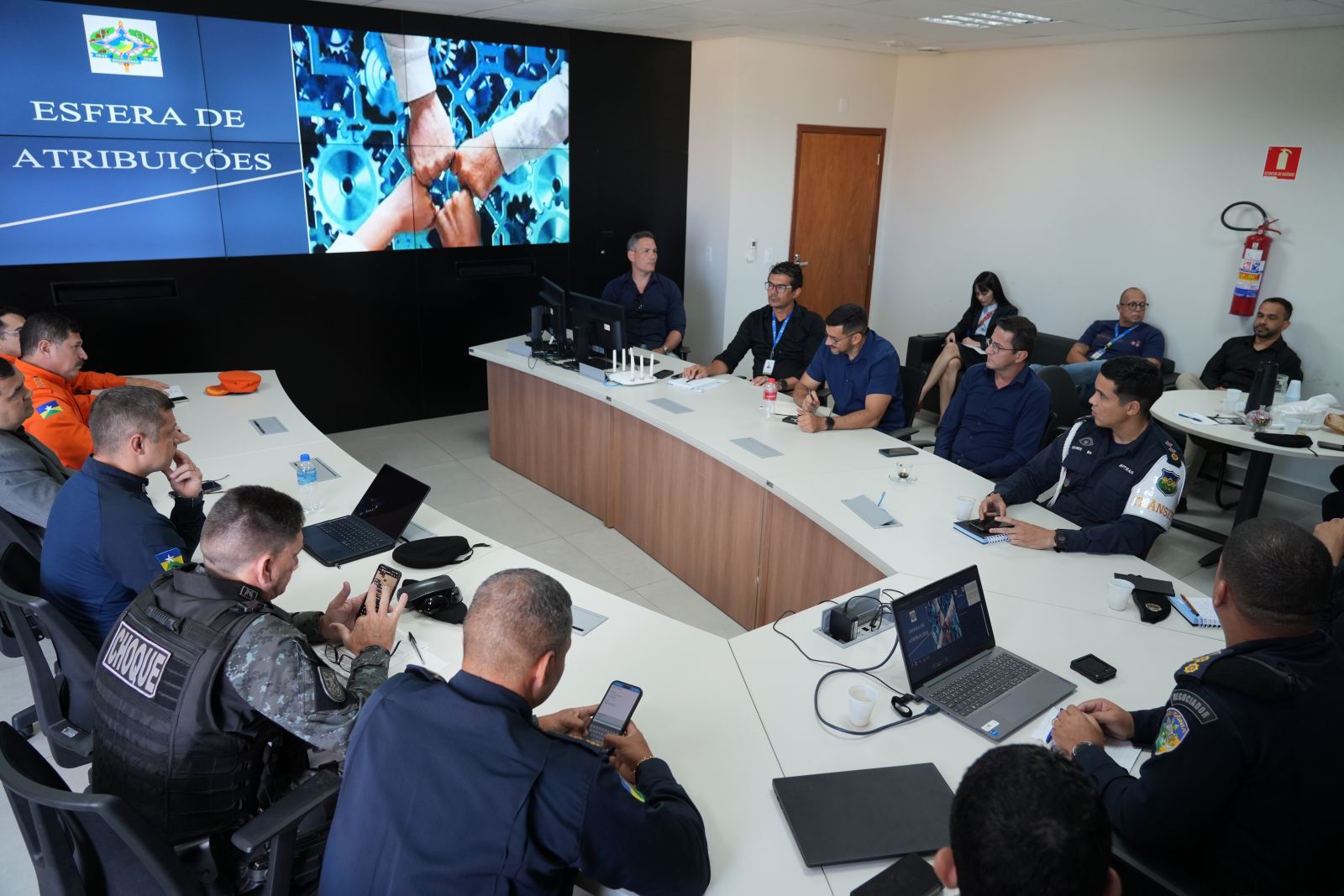 Objetivo foi alinhar a atuação conjunta das forças de segurança durante os eventos carnavalescos na capital