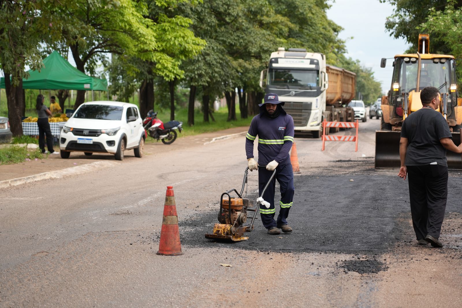Prefeitura realiza obras em diferentes regiões da capital 
