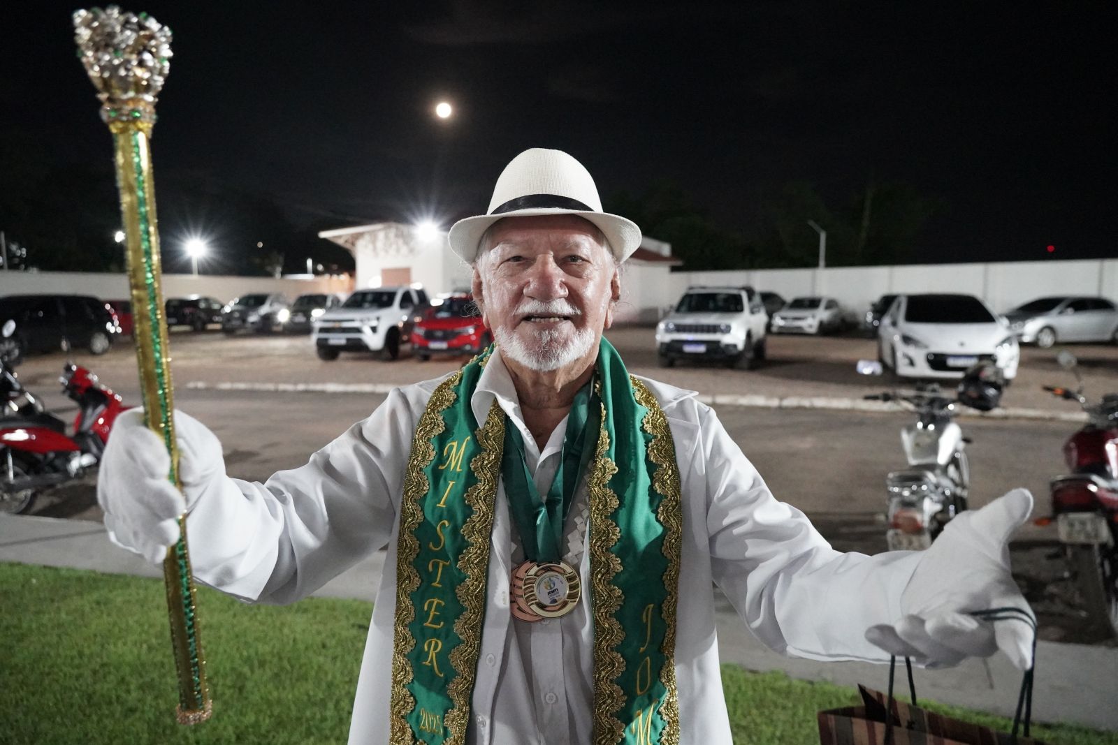 Maurício Alves foi o grande vencedor do concurso Mister da Terceira Idade 2025