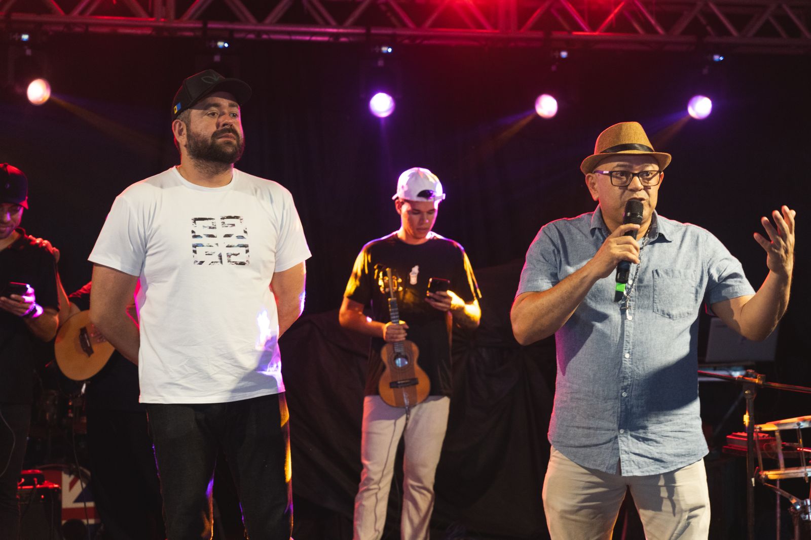 Secretário da Semdestur, Paulo Moraes Jr., e o presidente da Funcultural, Antônio Ferreira