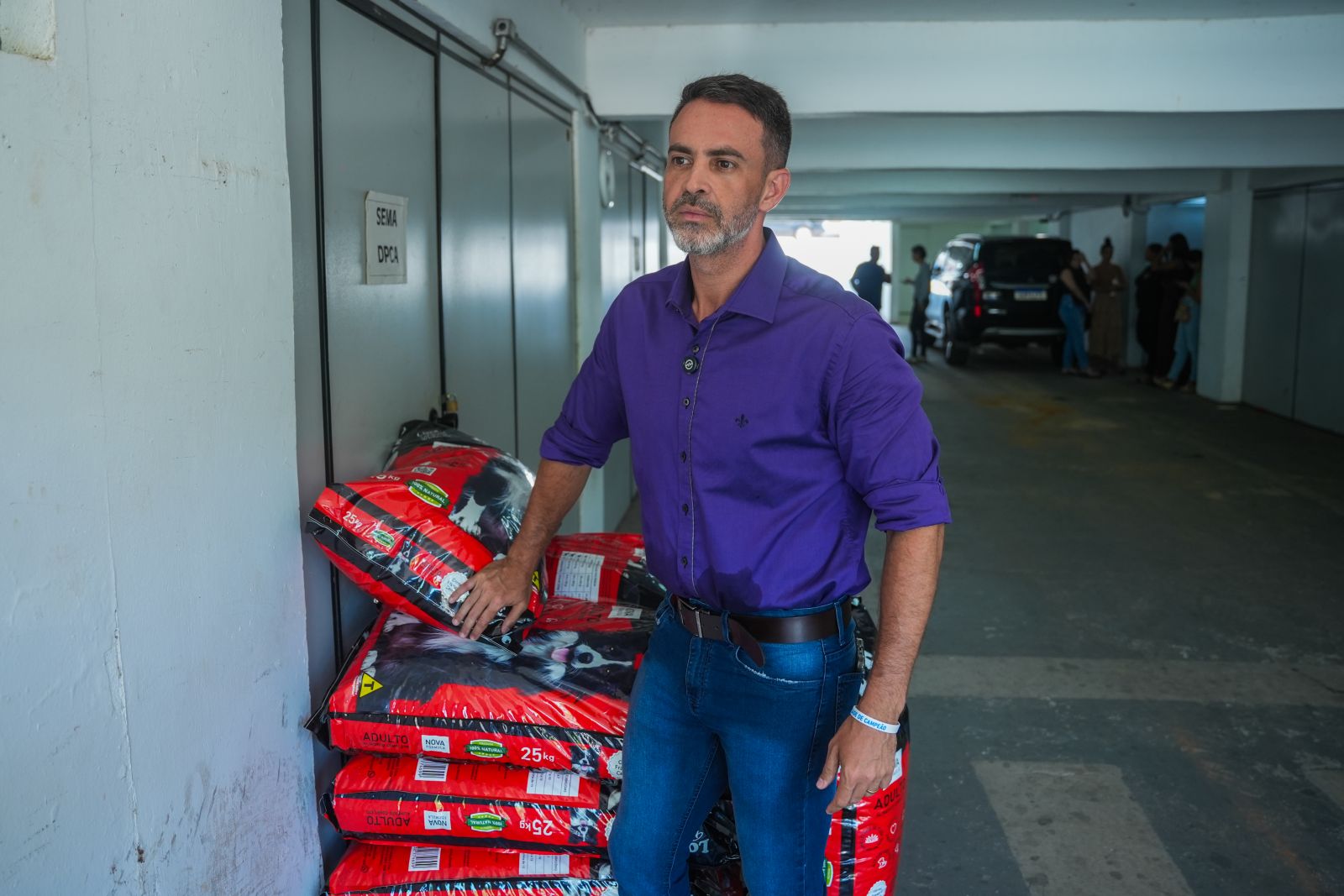 Léo Moraes destacou que o objetivo da gestão é assegurar que nenhum animal passe fome