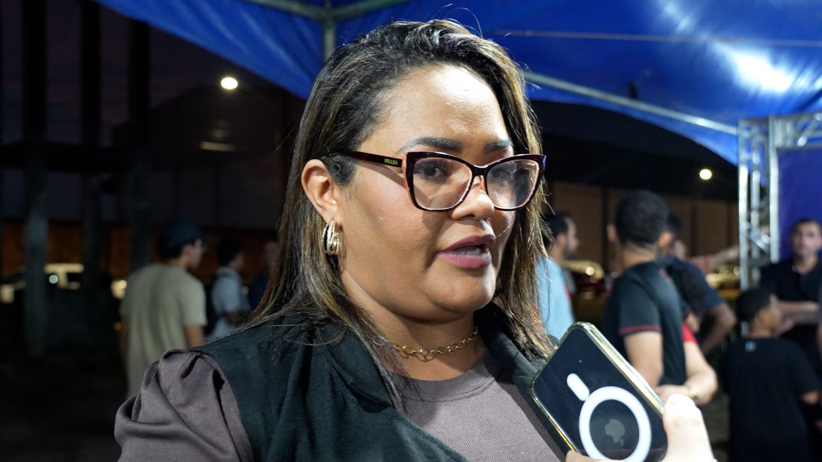 Elaine Guimarães, lembrou emocionada o legado deixado por Cleidson