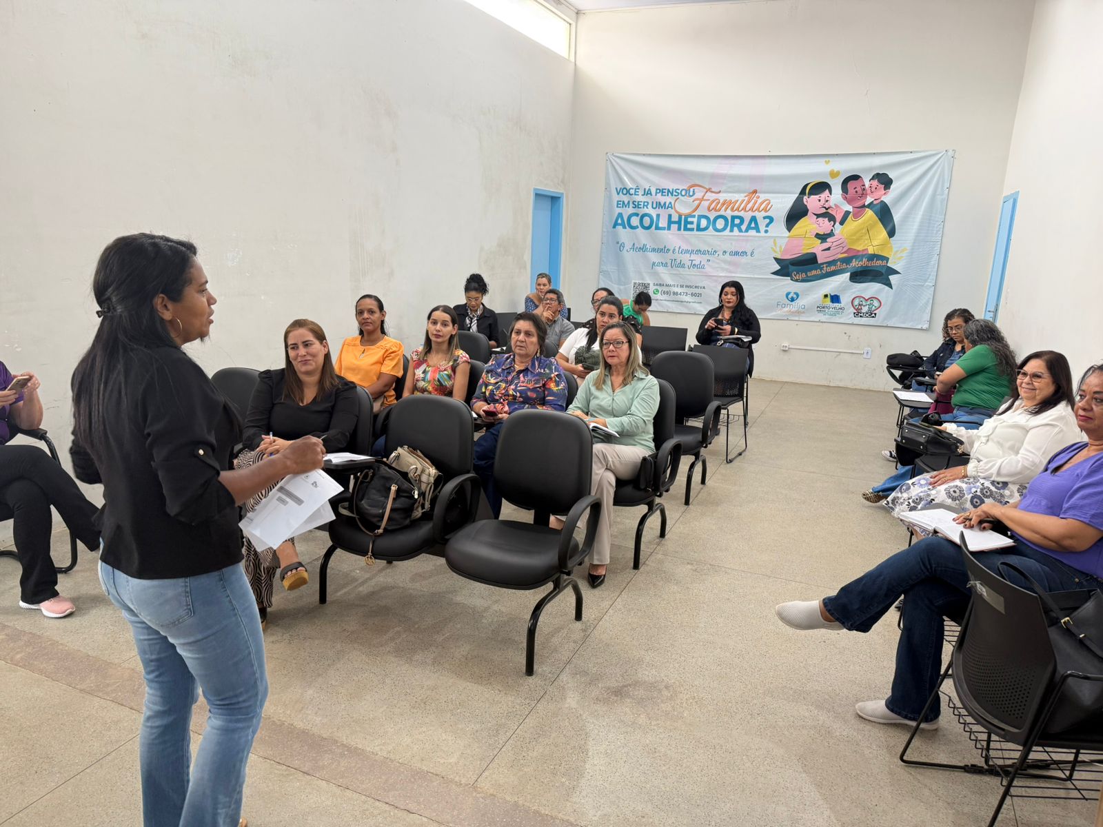 Candidatos passam por avaliações e capacitação realizadas pela equipe da Semias