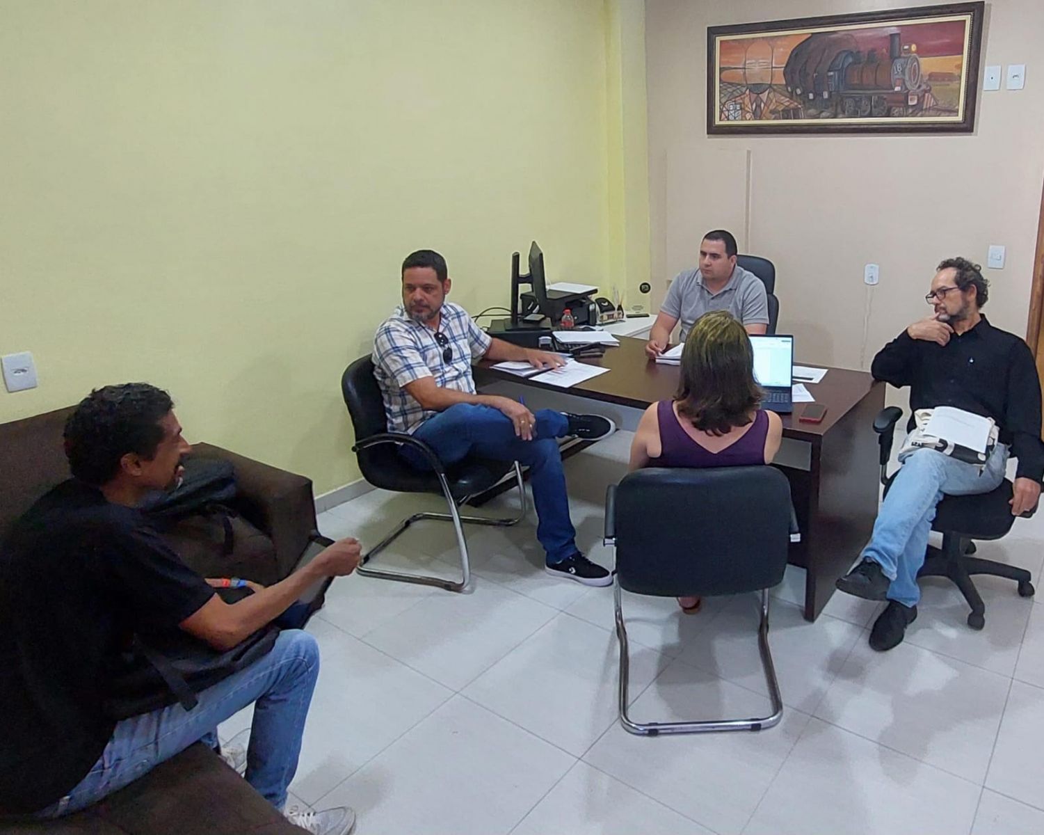 Na reunião foram discutidos os próximos passos para a liberação do recurso
