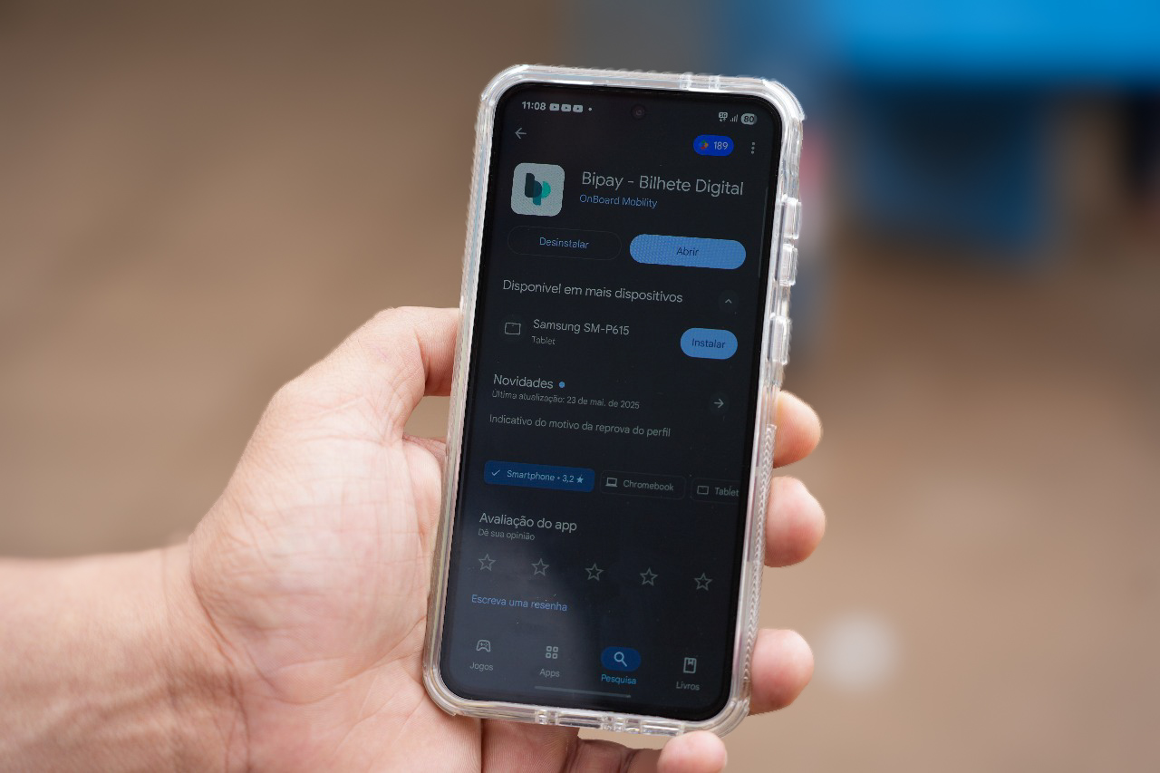 Baixe o aplicativo Bipay na loja do seu celular Android ou iOS