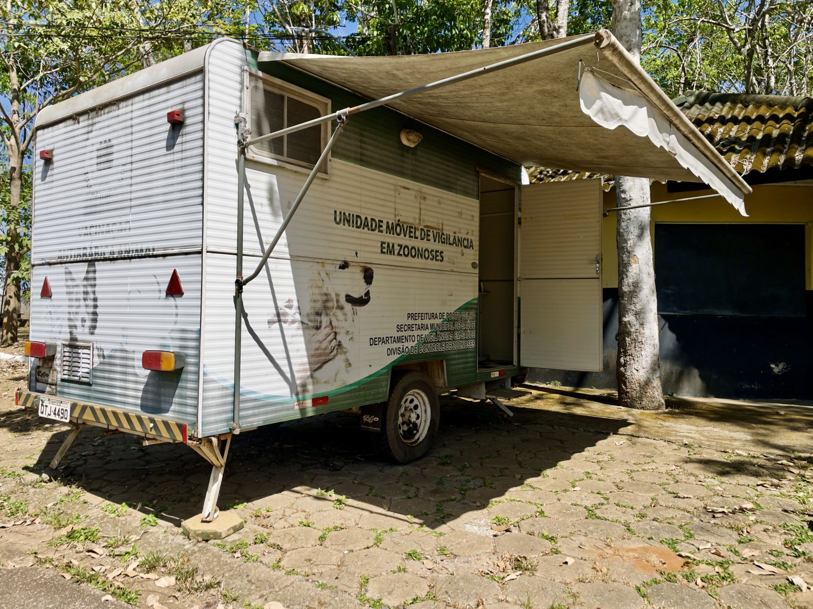 Trailer de Vacinação no Parque Circuito é um dos pontos fixos de vacinação antirrábica em Porto Velho