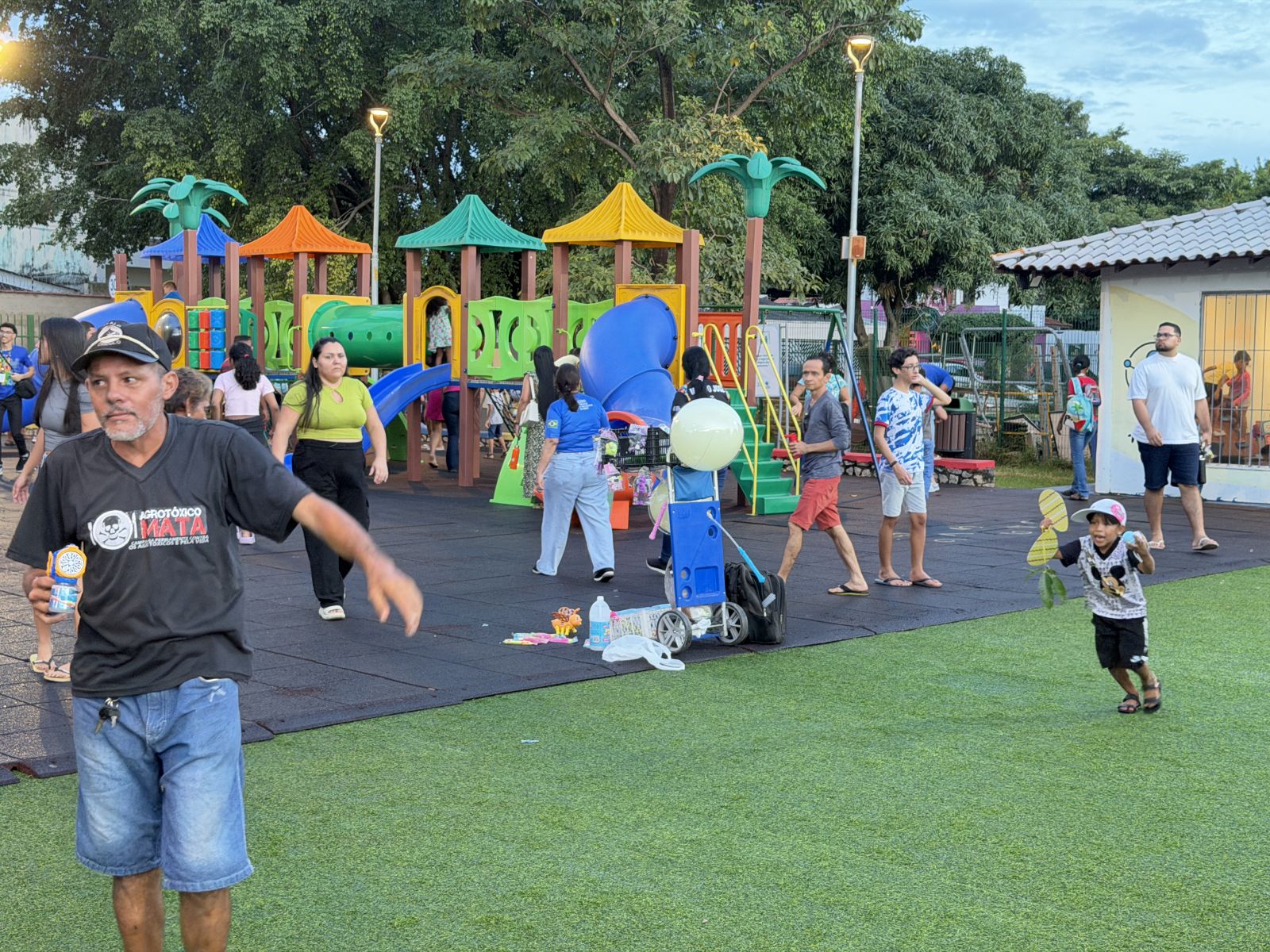 O ambiente foi preparado para acolher todos os públicos