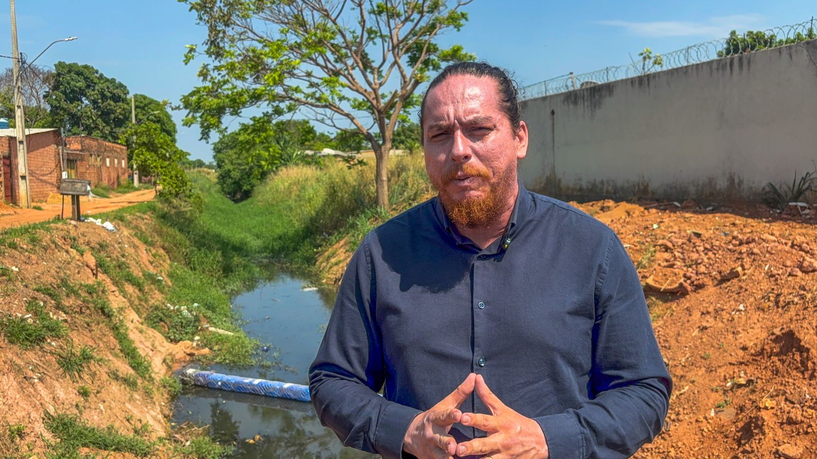 Giovani Marini disse que a colaboração dos moradores é essencial para a manutenção do sistema
