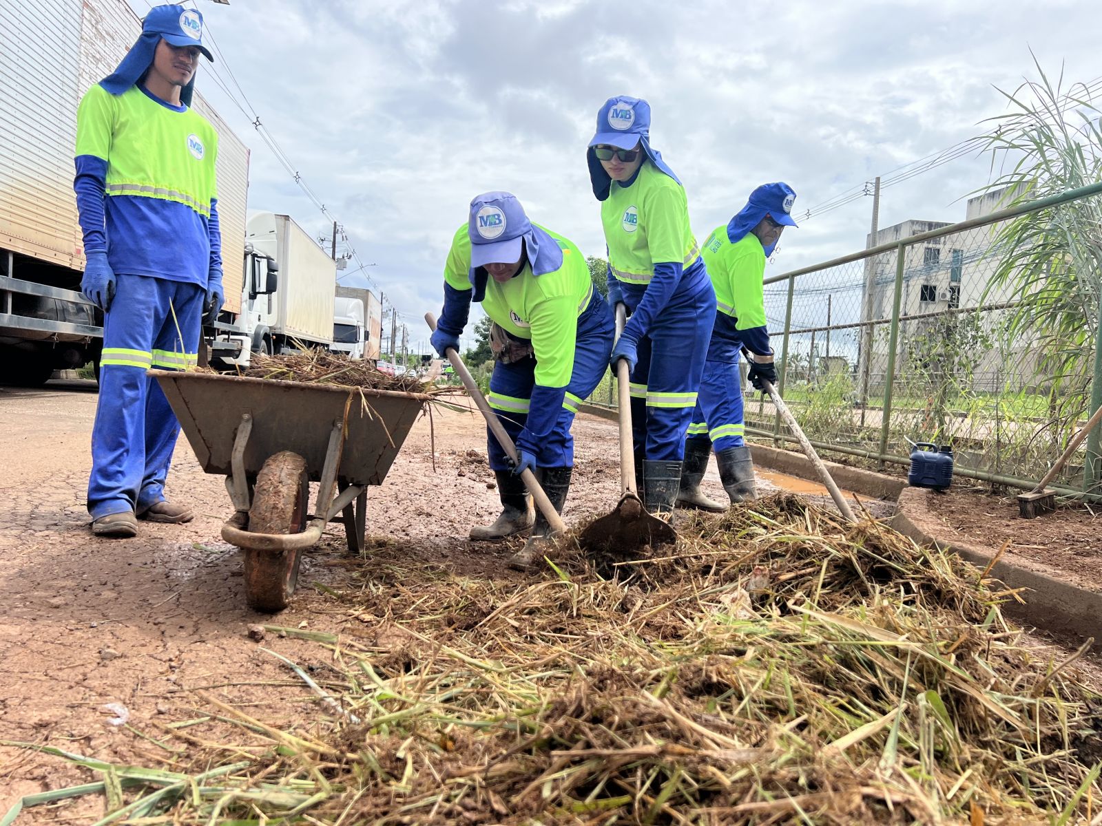 Servi&ccedil;os executados abrangem toda a &aacute;rea do residencial