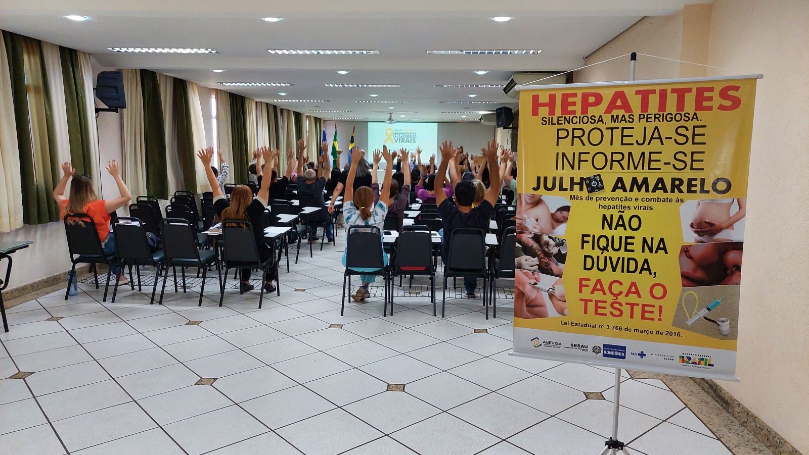 Entre as atividades já realizadas, houve o I Workshop de Hepatites Virais de Porto Velho