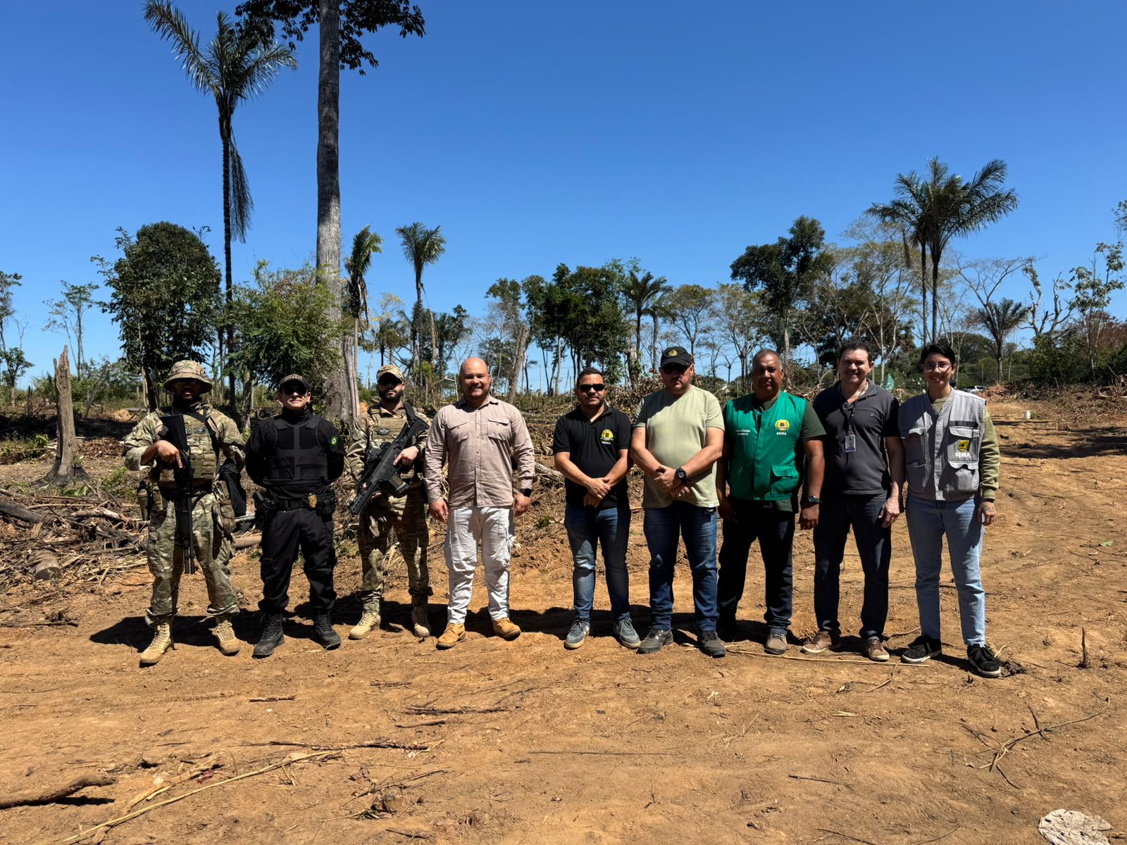 Objetivo da operação foi garantir a proteção de áreas públicas e ambientais que estavam sendo indevidamente ocupadas