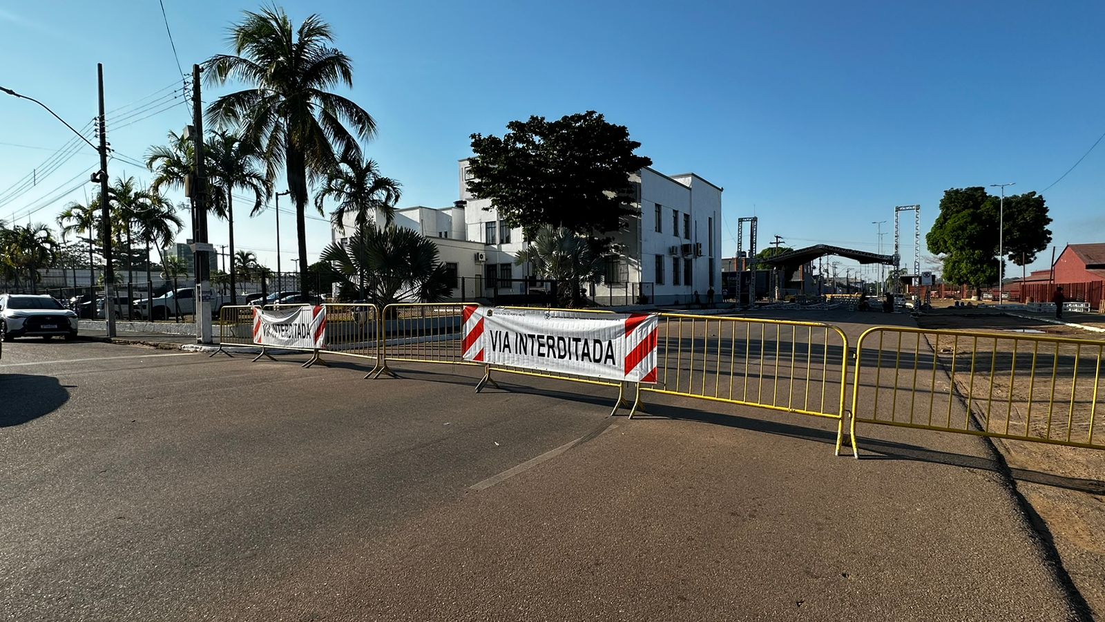 Intervenção viária temporária para o tráfego de veículos e pedestres será na avenida Farquar entre a Sete de Setembro e rua Henrique Dias,