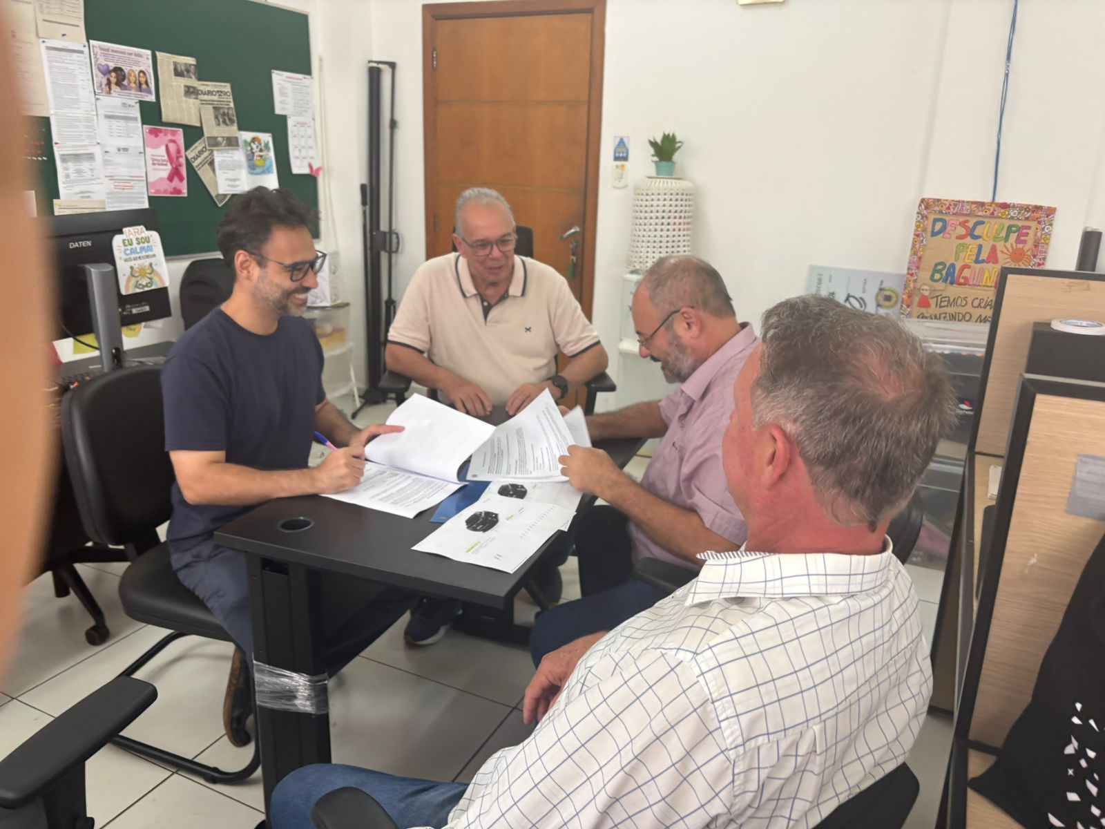 Encontro contou com a participação do secretário da Sema, Vinícius Miguel