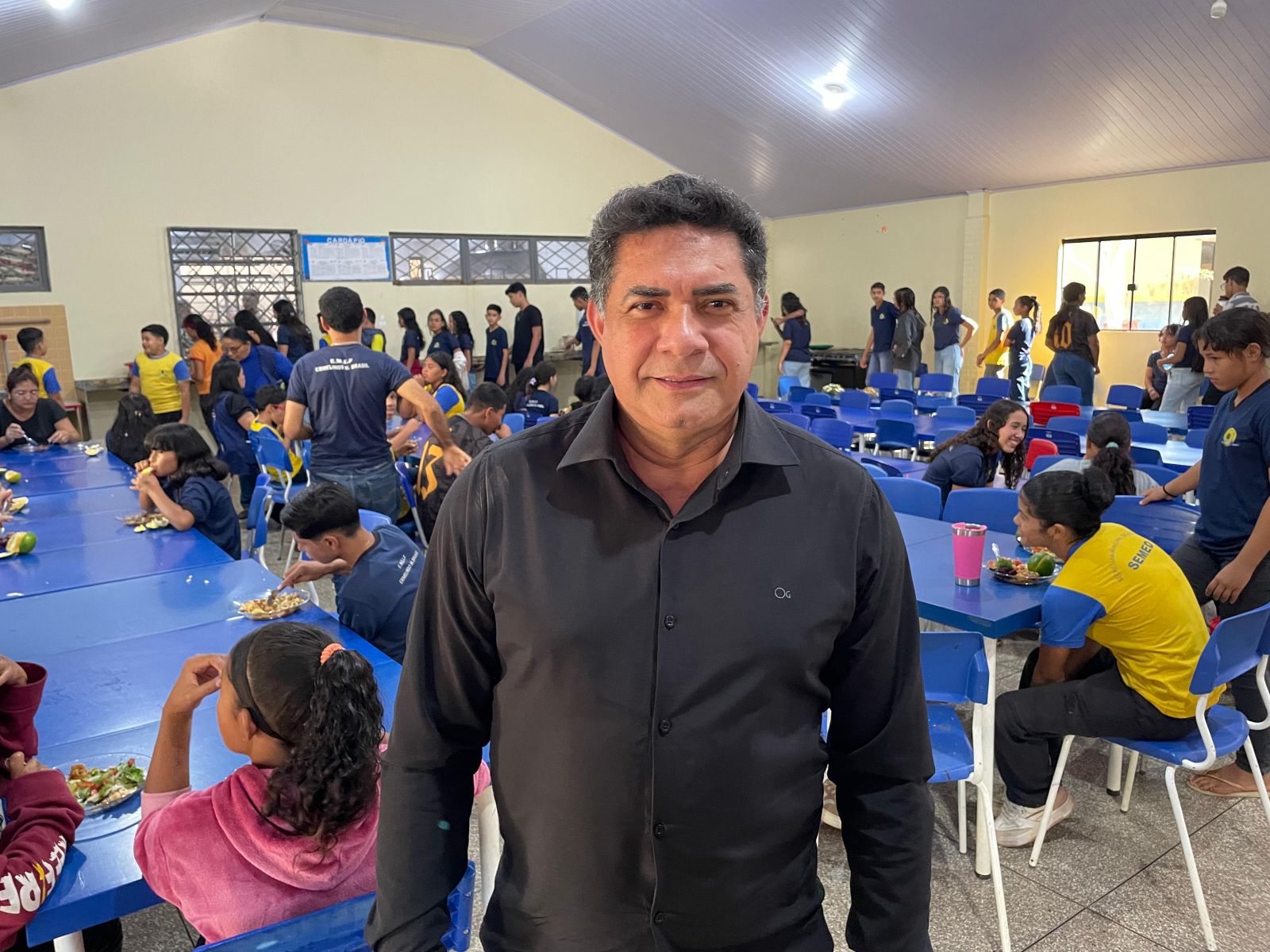 Para o Jhoel Lopes, a merenda reforçada mudou completamente a rotina escolar