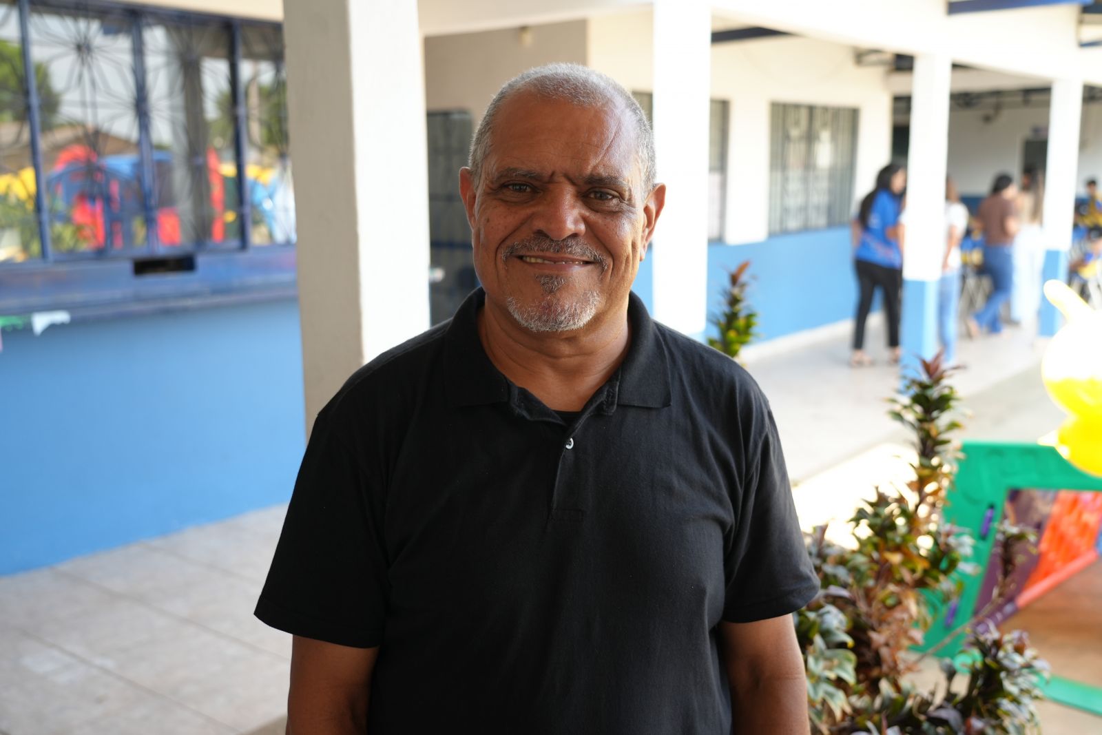 José Roberto atua na escola há três anos e destaca que é fundamental garantir a inclusão