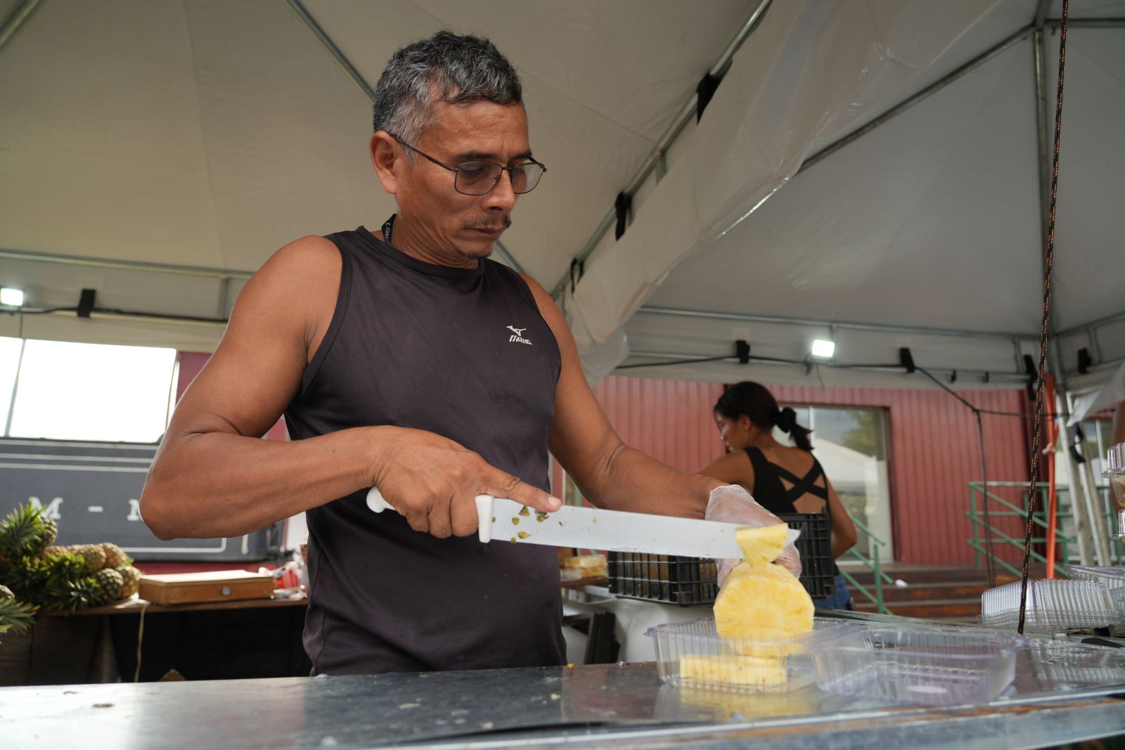 É a primeira vez que participamos aqui no Complexo, disse José Silva
