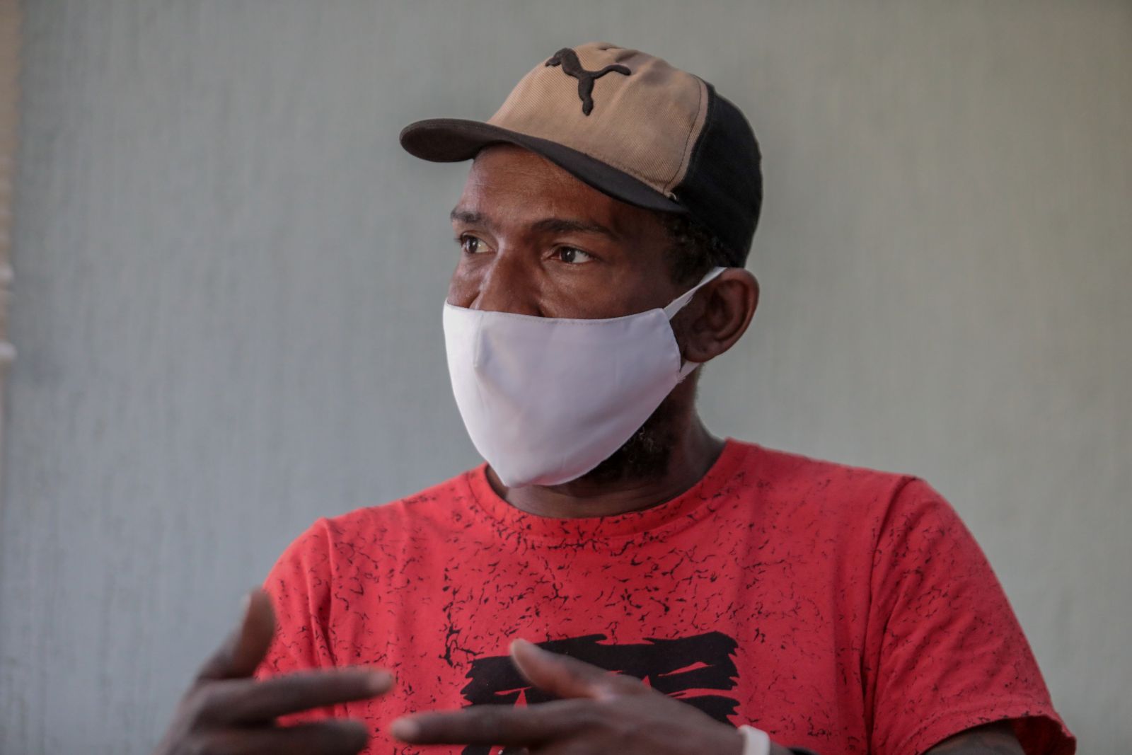Gilmar é um dos beneficiários atendidos pelo município no centro